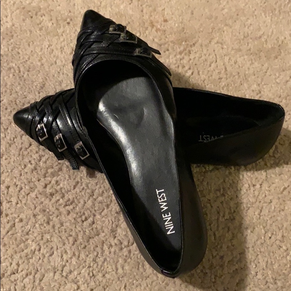 Nine West pointed toe flats